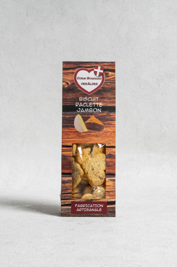 Biscuit raclette jambon fumé