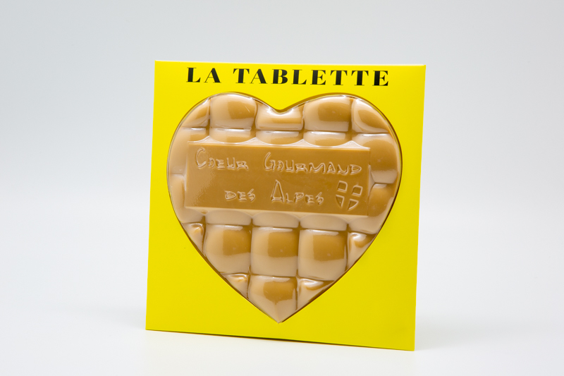 Tablette chocolat dulcey - Coeur Gourmand des Alpes